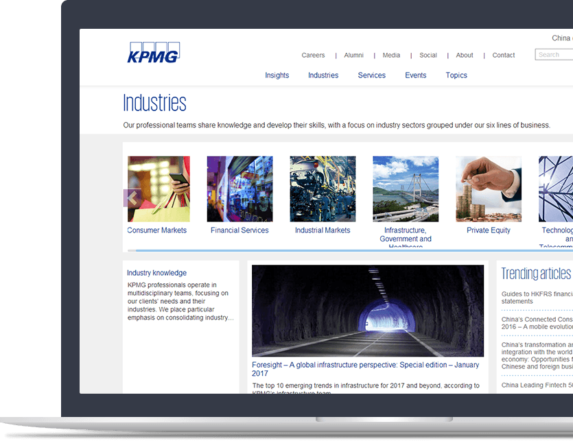 畢馬威官網(wǎng)設計說明 畢馬威官網(wǎng)設計說明